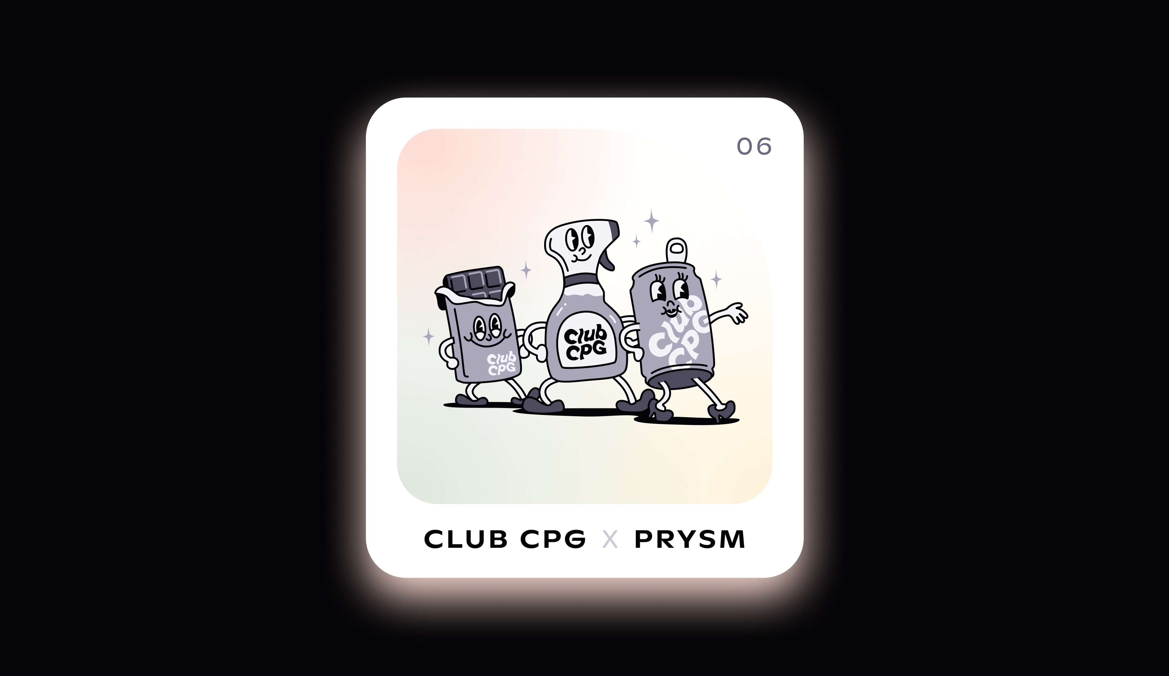 Visit prysm.xyz/access to view custom CPG 3D NFT art and mint.